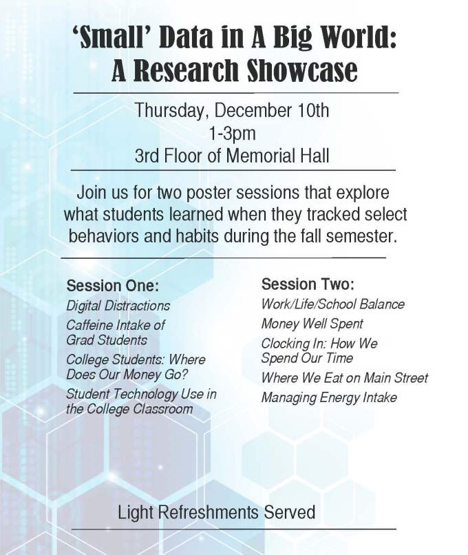 "Small Data in a Big World" Research Showcase